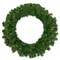 Northlight Pre-Lit Deluxe Dorchester Pine Artificial Christmas Wreath - 24" - Clear Lights